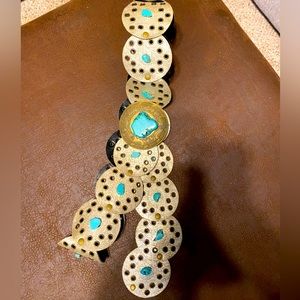 One-Size Western Turqouise Belt
